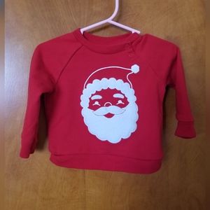 Cat and Jack Christmas sweatshirt 6-9 months